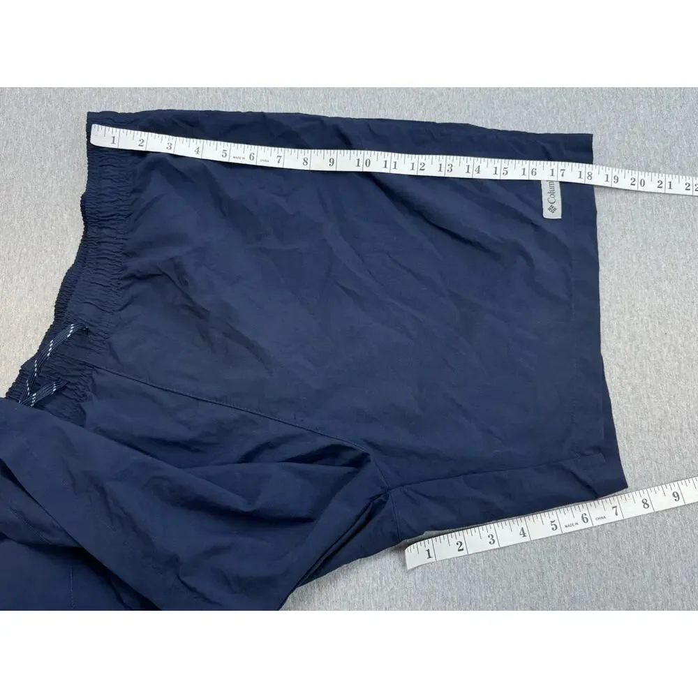 Columbia Shorts Mens XL Blue Performance Rapid Creek Drawstring 7